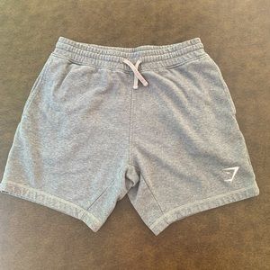 GYMSHARK grey cotton shorts